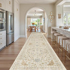 Madane Hallway Runner Rug 3x16 Washable Kitchen Runners Long, Soft Thin by Madane