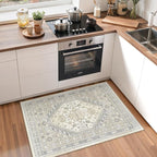 2x3 Rug Non Slip, Small Washable Entryway Rug, Runner - Image 4