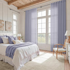 Lavender Purple Linen Curtains 102 Inches Long - Image 7