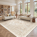 9x12 Area Rugs for Living Room, Large Washable Rug, Dining Room, Low Pile - Image 4