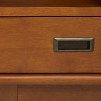 SIMPLIHOME Draper 35 inch Mid-Century Modern 6 Cubbie Bookcase - Image 9