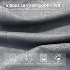 ANARACHON Leather Look Recliner Couch Cover, 8-Pieces Stretch Recliner Sofa - Image 5