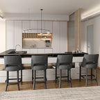 VKNOW Bar Stools Set of 2, Modern Counter Stools - Image 7