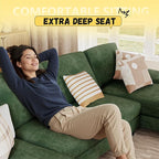 JUMMICO Sectional Couches for Living Room, U Shaped Couch - Image 4