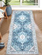 SERISSA 2x5 Washable Non Slip Boho Runner Rug by SERISSAHomeDecorCollection