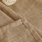 YoungsTex Short Linen Semi Sheer Curtains 45 Inch Length - Image 7