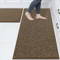 BEQHAUSE Kitchen Rugs and Mats 2PCS Non-Slip, Machine Washable Rugs by BEQHAUSE