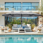 SUPERJARE 13FT Outdoor Patio Umbrella - Image 9