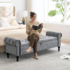 67 Inch Storage Bench for Bedroom, End of Bed Bench, King Size Benches - Image 5