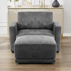 44.2" Chenille Oversized Chair by CACFTII