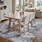 5x7 Area Rugs, Abstract Modern Ultra Soft Washable Rug, Non Slip Carpet - Image 4