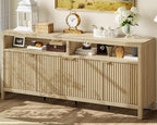 GarveeLife 65 Inch Fluted Sideboard Buffet Cabinet - Image 8
