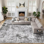 LOONGRUG 10x13 Area Rug Washable Large Neutral Modern Living Room Rug | by LOONGRUG