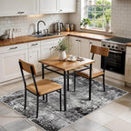 3x4 Washable Entryway Rug – Non-Slip Modern Abstract Small Area Rug - Image 5