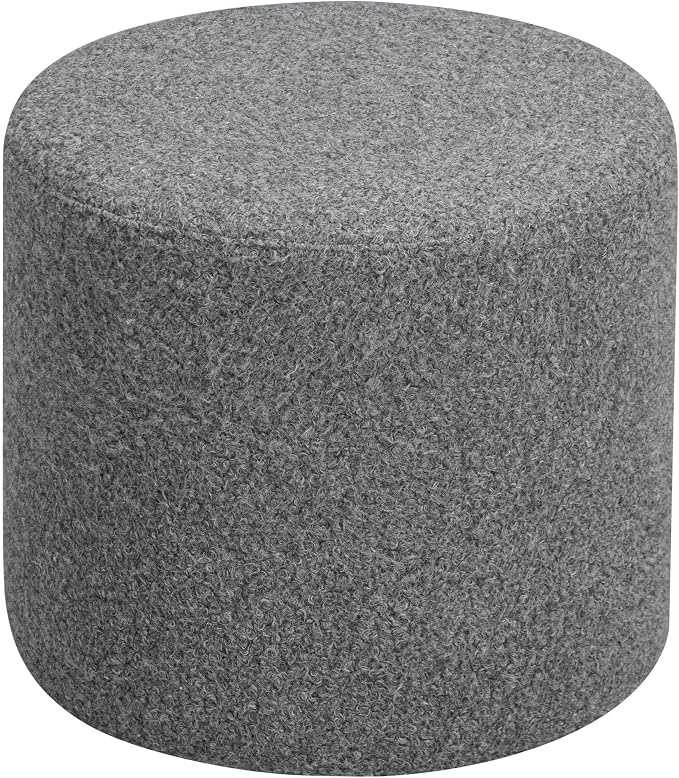 Studio Living Wentworth 19" Round Ottoman, Urban Transitional, Fully Assembled by StudioLiving
