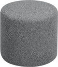 Studio Living Wentworth 19" Round Ottoman, Urban Transitional, Fully Assembled by StudioLiving