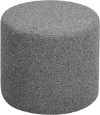 Studio Living Wentworth 19" Round Ottoman, Urban Transitional, Fully Assembled by StudioLiving