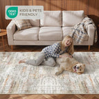 2'6 x 8' Runner Rug Non Slip, Washable Kitchen Rugs, Nursery Room, Soft Runner - Image 9