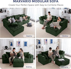 MAXYOYO Modular Sectional Sofa Couch, L Shaped Modern Cloud Couch - Image 3