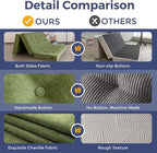 MAXYOYO 6" Folding Sofa Bed for Floor, Tufted Tri-Fold Floor Mattress - Image 6