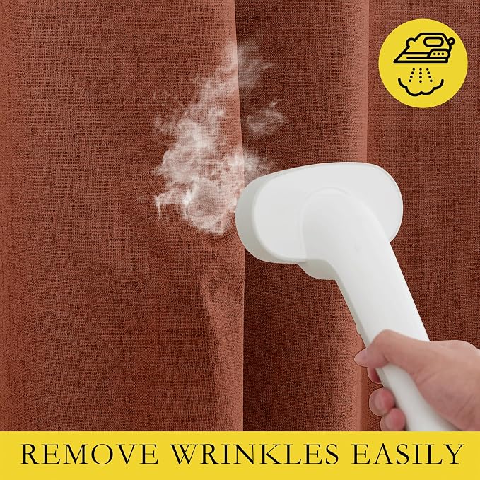 NICETOWN 100% Absolutely Blackout Linen Curtains - Image 7