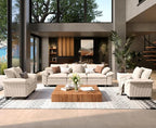 SUNSHINE VALLEY 3 Piece Living Room Sofa Furniture Set, Oversized Corduroy 2 by SUNSHINEVALLEY