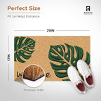 Coir Welcome Mat, 17 x 29 in | 100% Natural Coir, Anti-Shedding, Durable PVC - Image 3