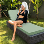 Chaise Lounge Cushion Outdoor, Waterproof and Stain-Resistant Lounge Deck - Image 7