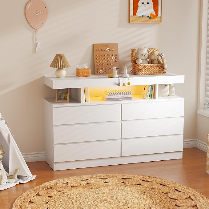 BEWISHOME White Dresser for Bedroom - Image 8