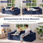 MAXYOYO 79" Oversized Boneless Loveseat Sofa Couch - Image 4