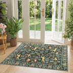 DUKINO 3x4 Rug, Washable Animal Area Rug by DUKINO