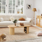 Oval Fluted Coffee Table - Image 7