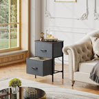 WLIVE Night Stand Set 2, Dresser and Nightstand Sets, Nightstands - Image 8