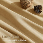 Gold Yellow Linen Curtains 72 Inch Length - Image 5