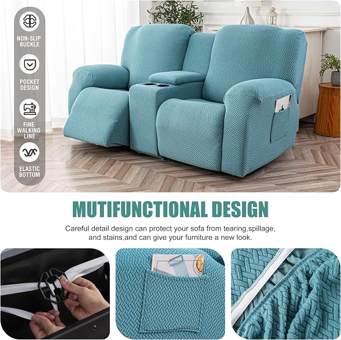 Genina Recliner Loveseat Covers - Image 4