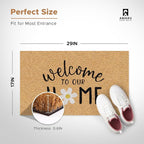 Coir Welcome Mat, Welcome to Our Home, 17x29 in | 100% Natural Coir, - Image 3