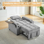 Large Size Convertible Sleeper Chair Futon Sofa Bed, Comfortable thick cushion - Image 5