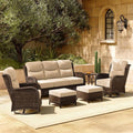 HILLGA 6-Piece Luxury Patio Furniture Set by HILLGA