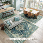 RELEANY Washable Area Rug, Large 10'x14', Water Repellent, Pet Friendly - Image 4