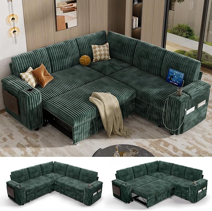 Vipbear 86" Modular Sectional Sleeper Sofa by VipbearLiving