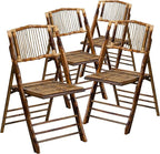 Flash Furniture Folding Bohemian Bamboo Chairs by FlashFurniture