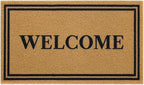 OLANLY Front Door Mat, Low Profile Doormat, Stain and Fade Resistant, - Image 3