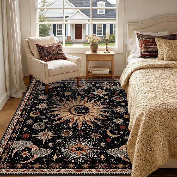 Vacuum-Friendly, 6x9 Washable Area Rug - Image 2