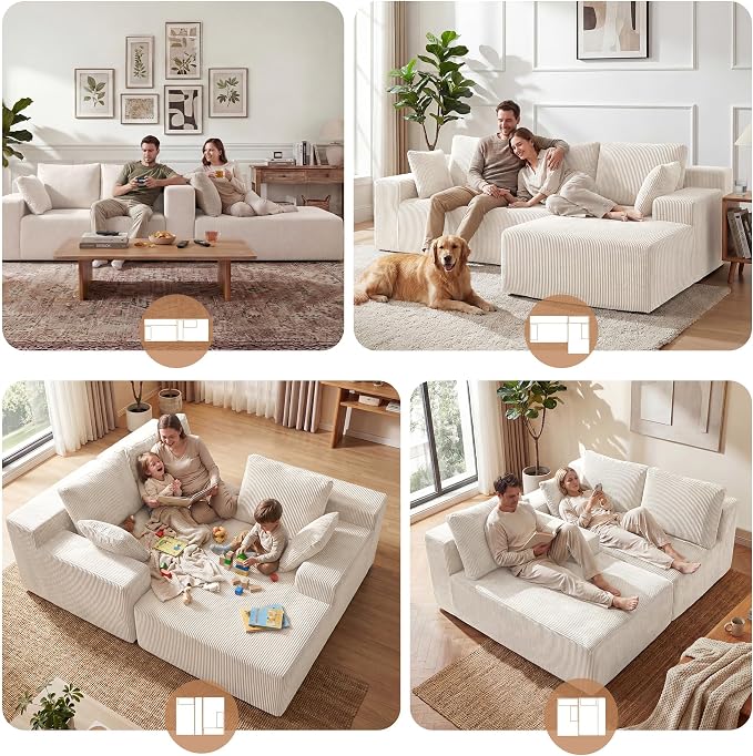 GRUSIGN Cloud Sectional Boneless Couches - Image 4