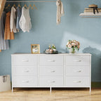 Huuger 9 Drawer Dresser, 47 Inch TV Stand - Image 7