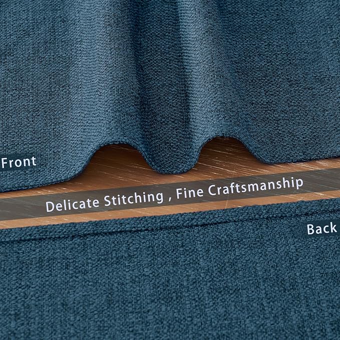BALCONY & FALCON Placemats Set of 4 Faux Linen Cloth Place Mats Washable - Image 4