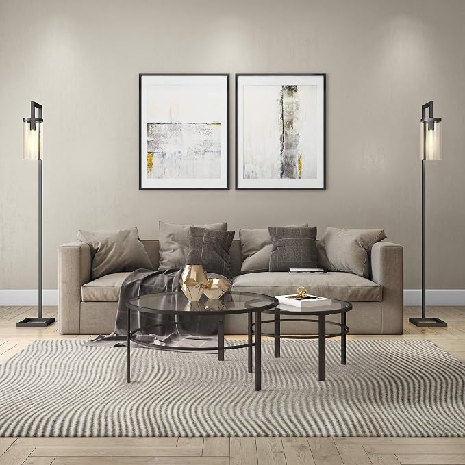 Henn&Hart Round Nested Coffee Table in Blackened Bronze, Coffee Table coffee - Image 15