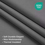 Joydeco Blackout Curtains 96 Inches Long, Thermal Insulated Black Out Curtains - Image 5