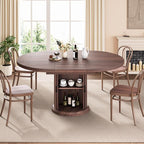 Jocoevol 47″–63″ Extendable Round Dining Table - Image 3