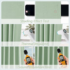 100% Blackout Curtains 102 Inch Length 2 Panels Set - Image 5